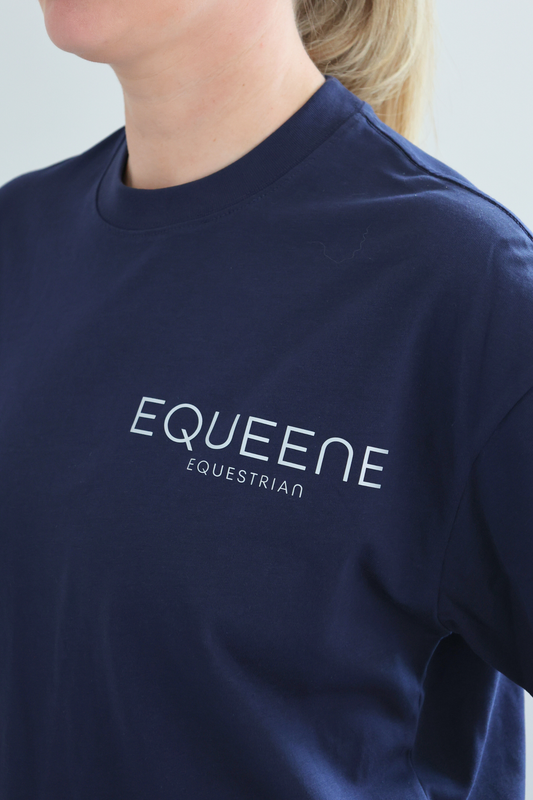 Tessa Oversized Tee - Navy