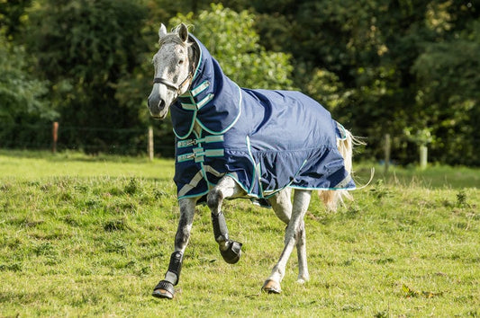 Swish 200G Detachable Neck Turnout Rug - Navy