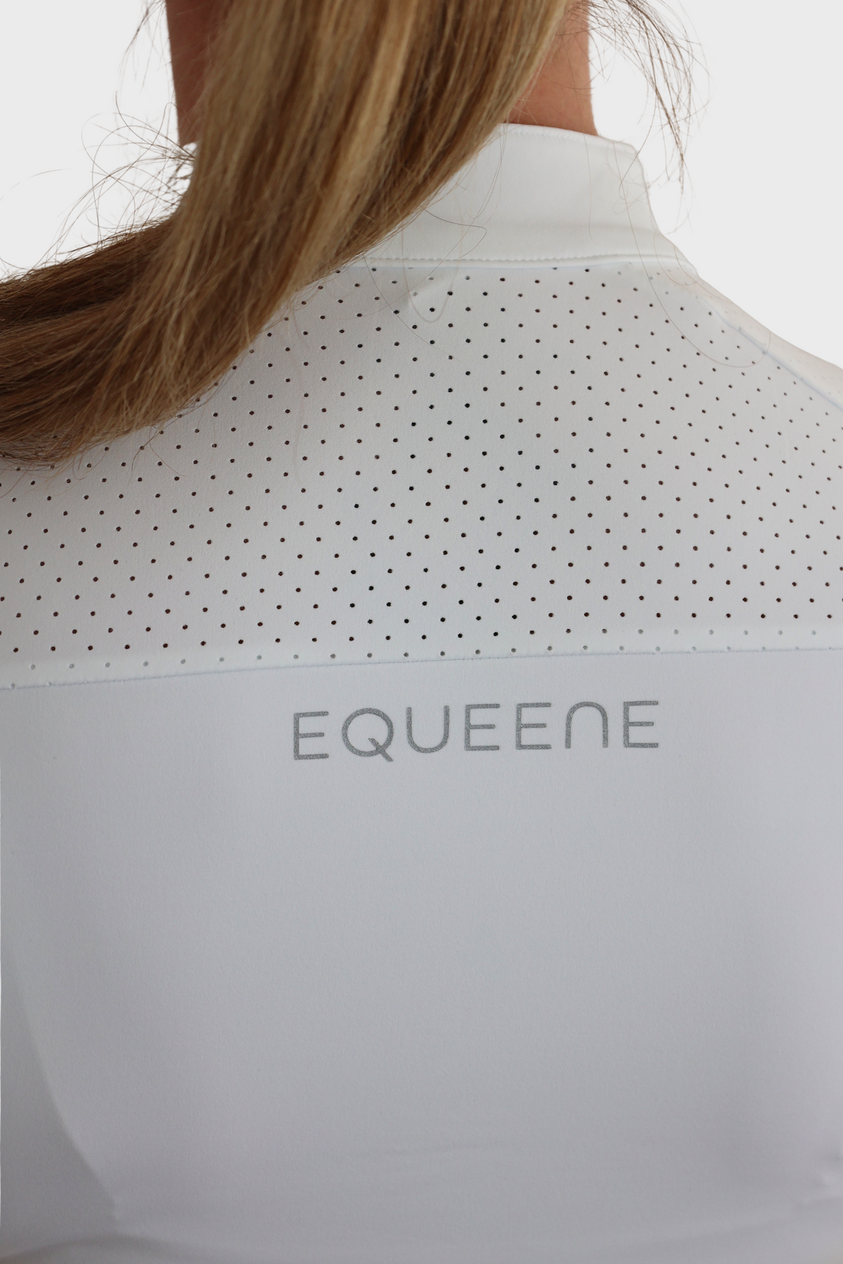 EQUEENE Short Sleeved Show Shirt - White