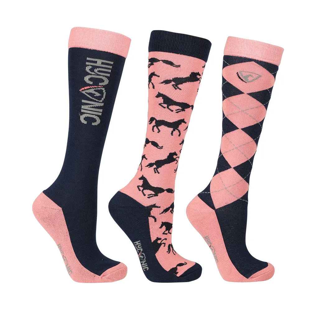 HyConic Pattern Socks- Adult (Pack of 3)