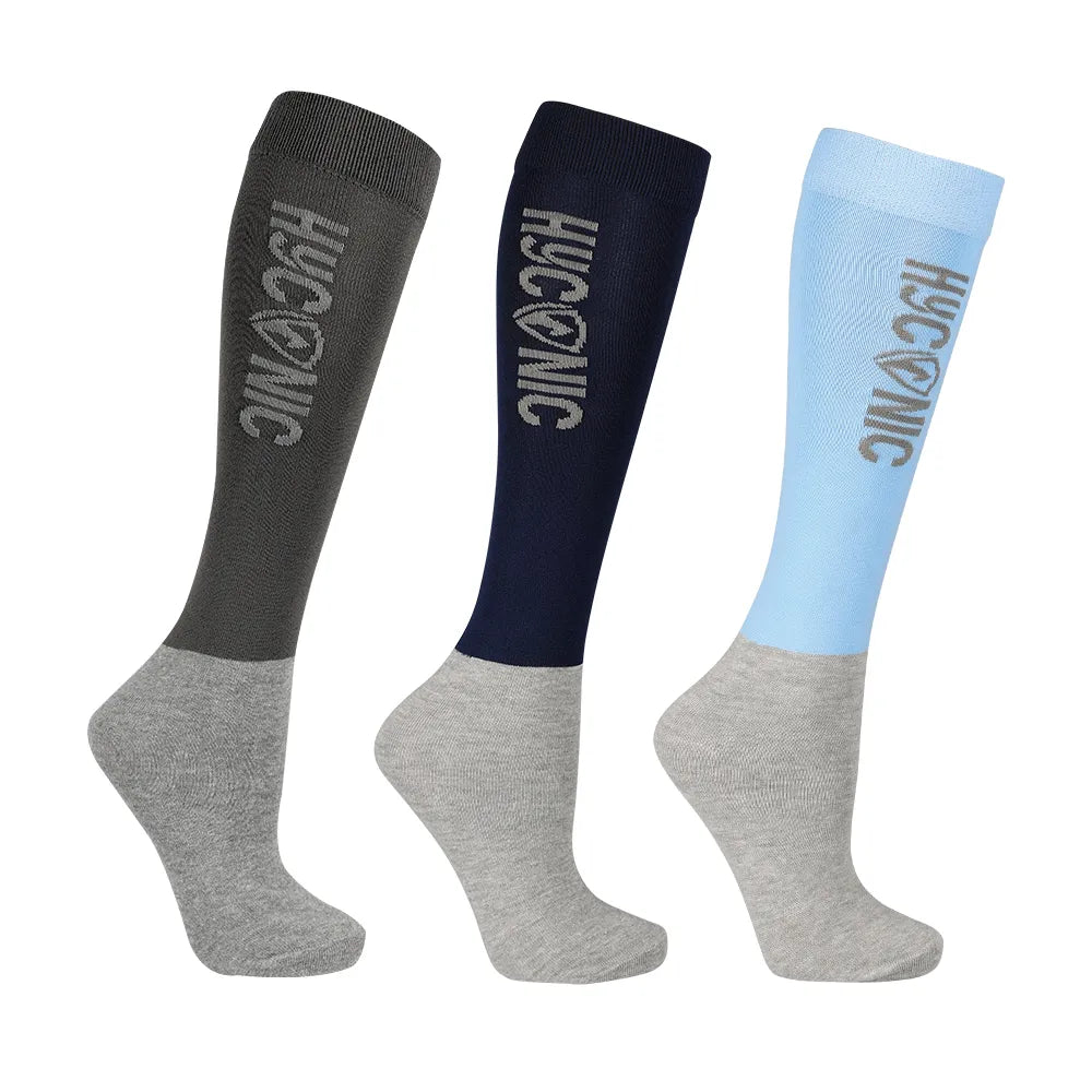 HyConic Socks- Adult 4-8 (Pack of 3)