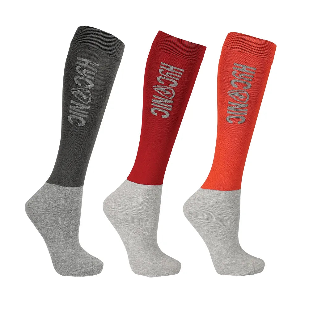 HyConic Socks- Adult 4-8 (Pack of 3)