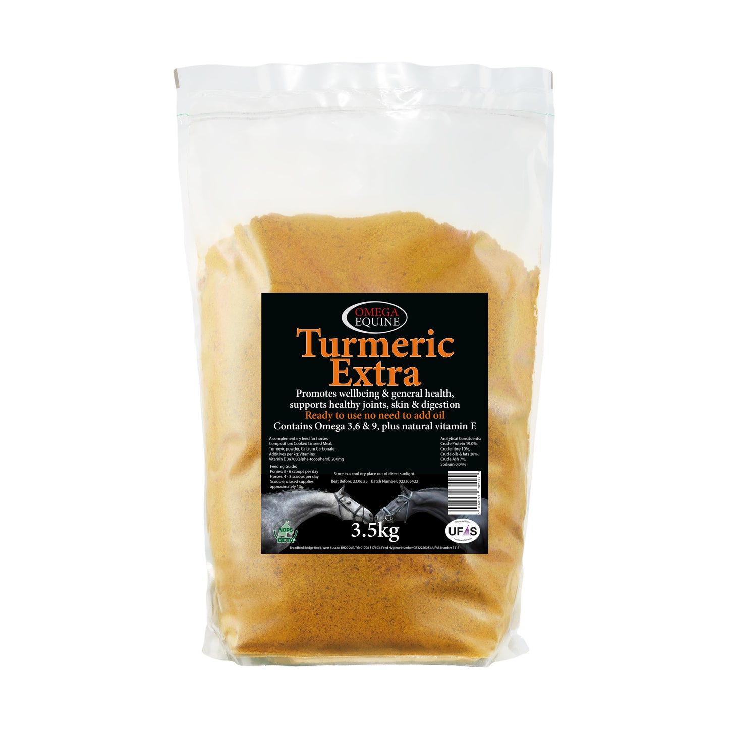 Omega Equine Turmeric Extra 3.5kg