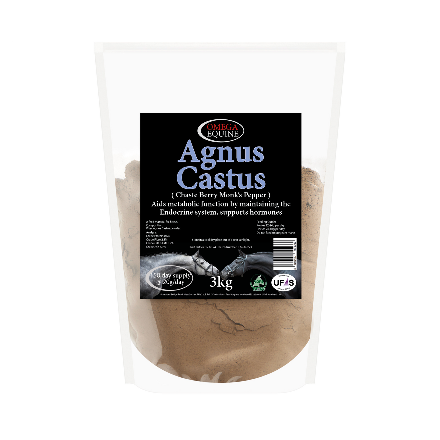 Omega Equine- Agnus Castus Powder