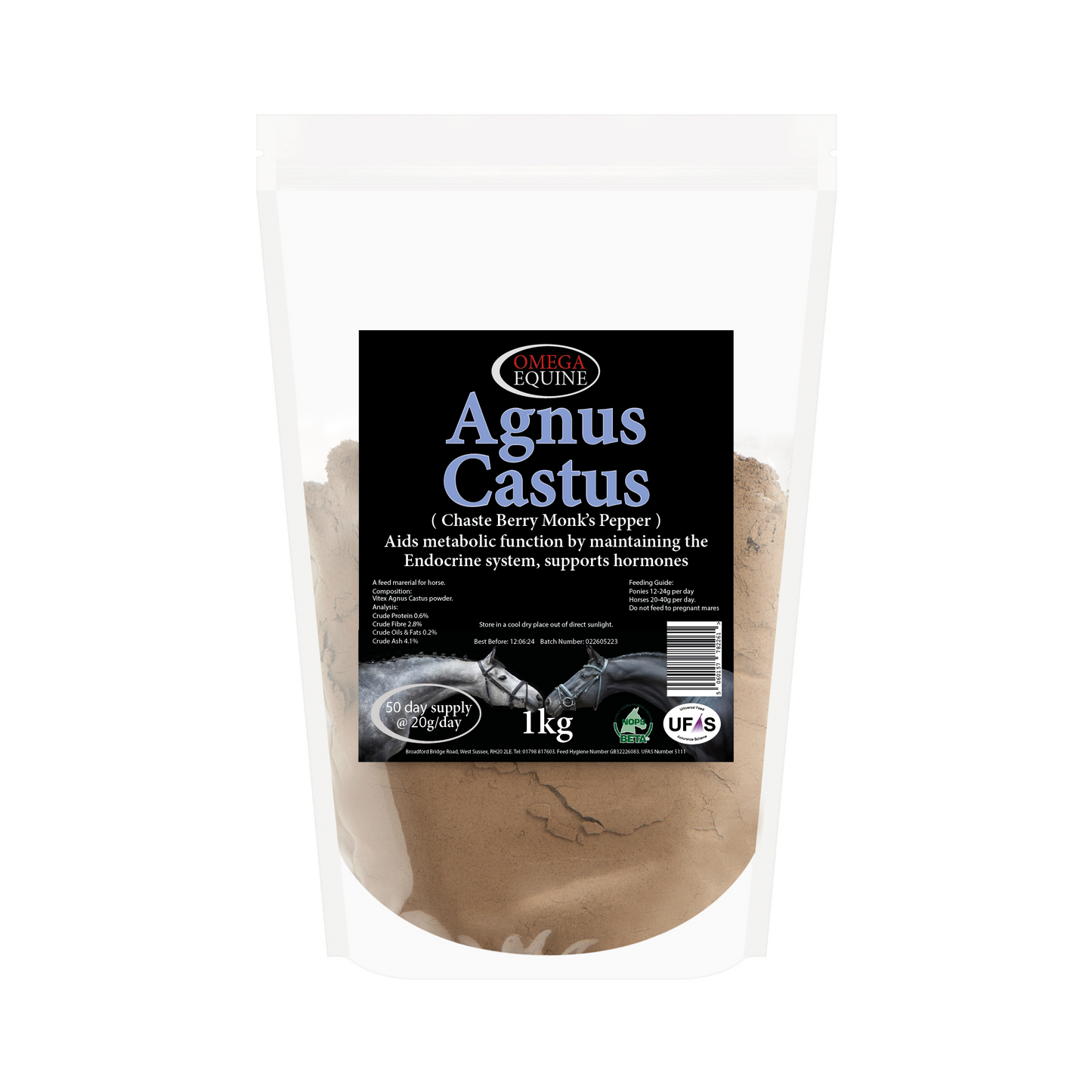 Omega Equine- Agnus Castus Powder