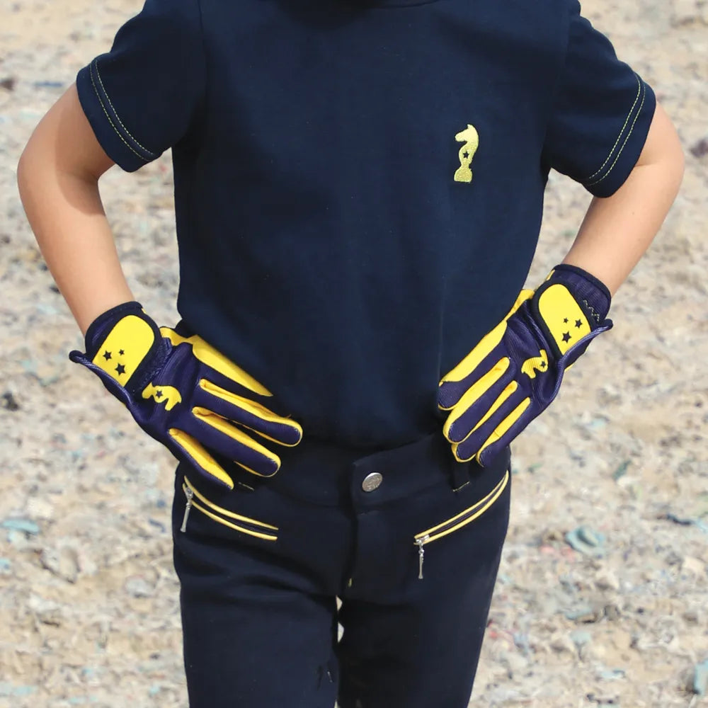 Lancelot Children's Riding Gloves by Little Knight