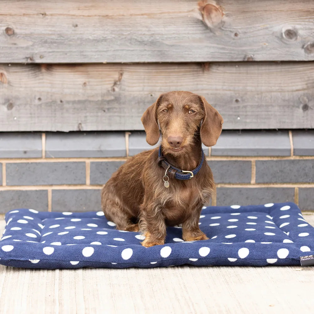 Supreme Products Dotty Fleece Dog Bed- 3 sizes