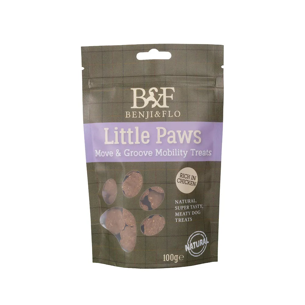 Benji & Flo Little Paws Move & Groove Mobility Treats- Chicken