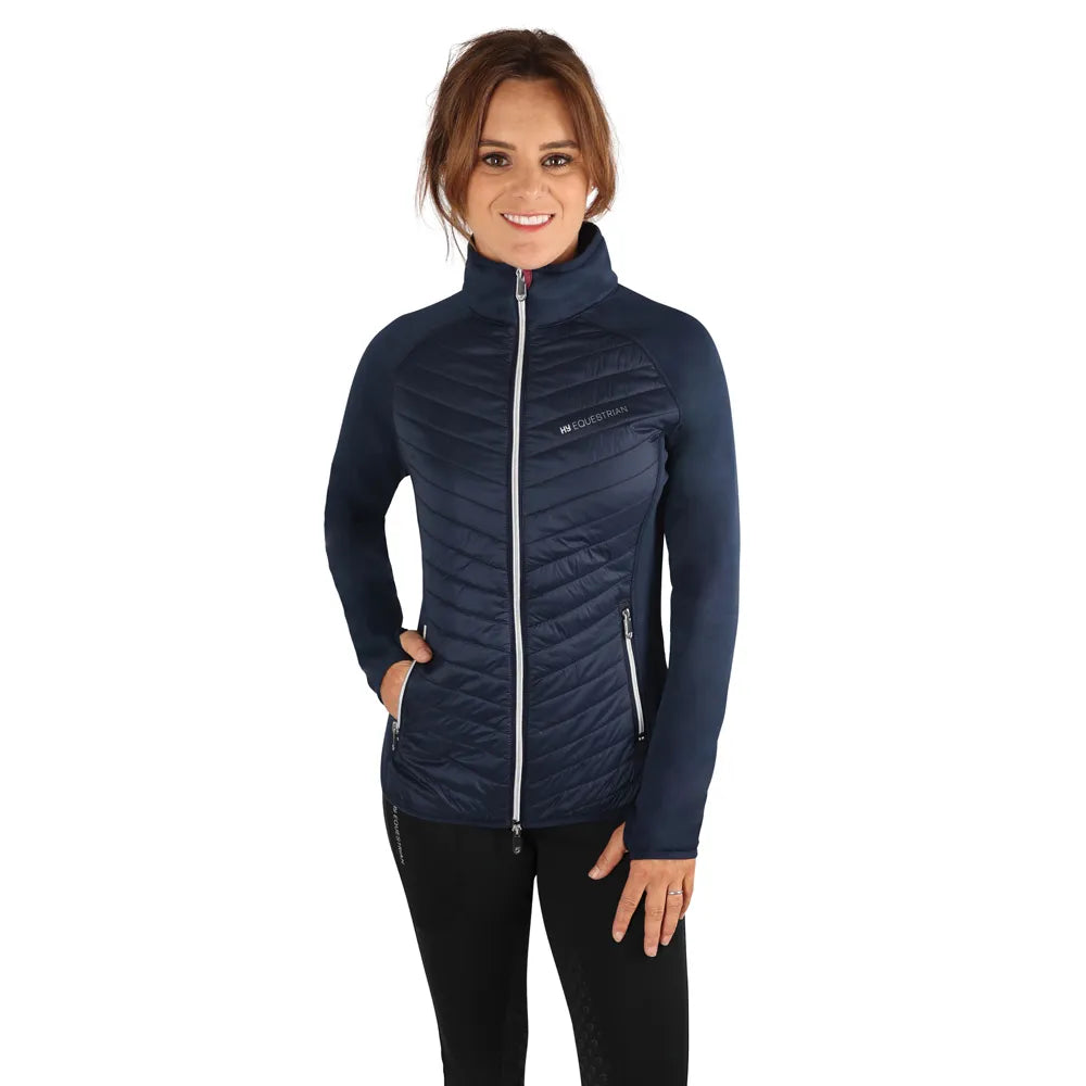 Hy Equestrian Synergy Elevate Sync Lightweight Jacket- Navy/ Fig