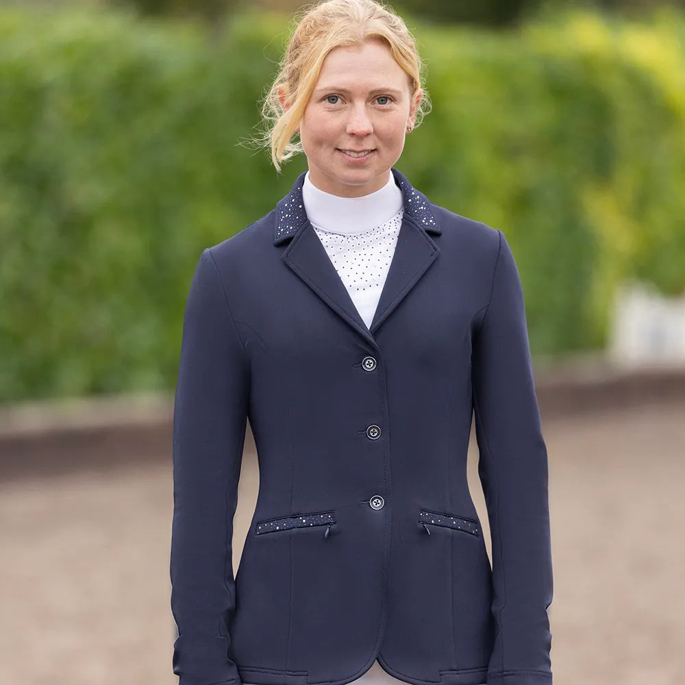 Hy Equestrian Roka Regal Show Jacket- Navy