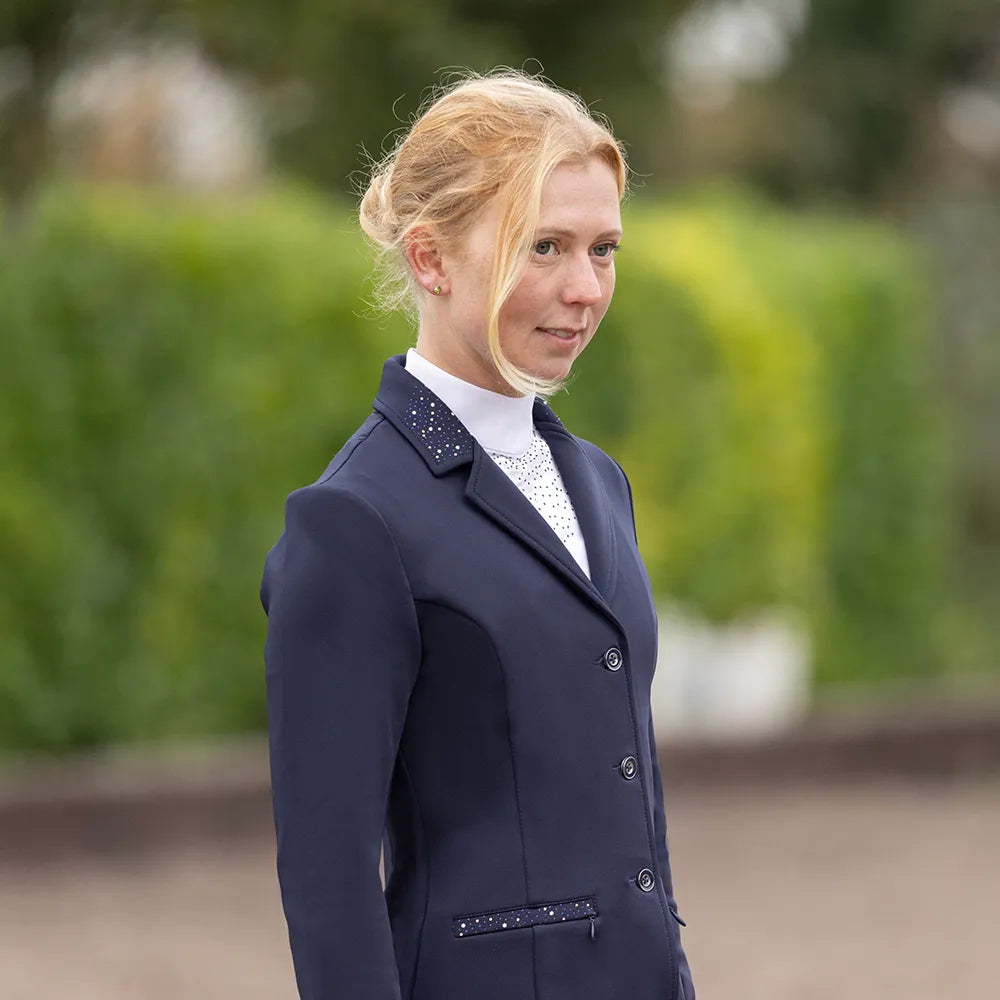 Hy Equestrian Roka Regal Show Jacket- Navy
