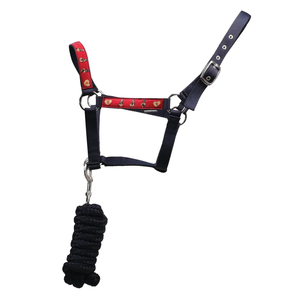 Hy Equestrian Thelwell Balancing Act Head Collar and Lead Rope Set