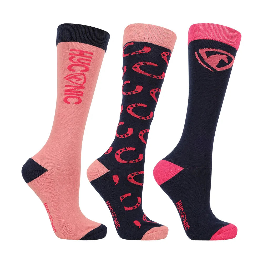 HyConic Pattern Socks- Adult (Pack of 3)