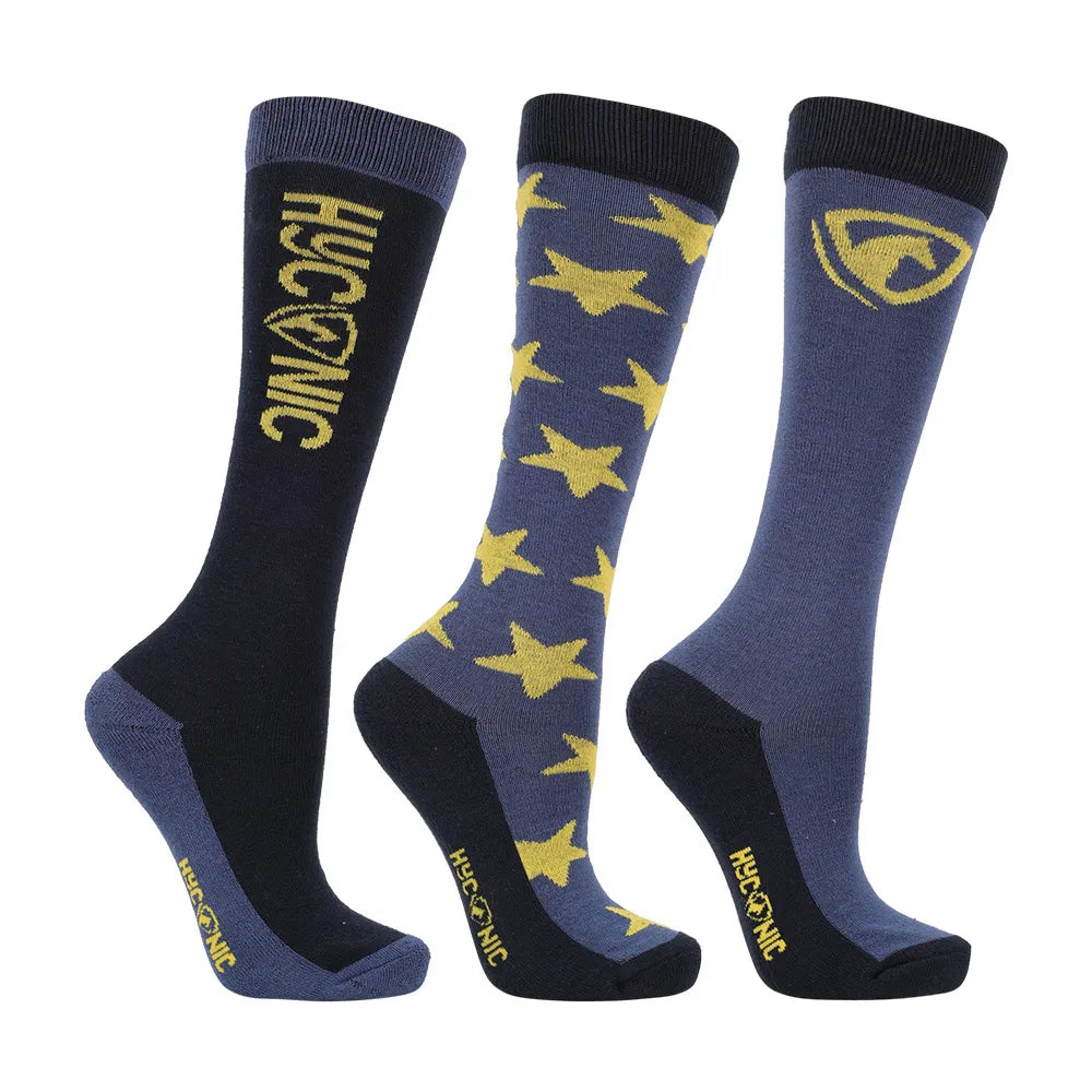 HyConic Pattern Socks- Adult (Pack of 3)