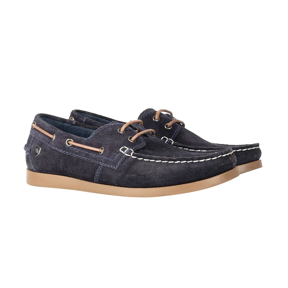 Hy Equestrian Savona Deck Shoes- Navy