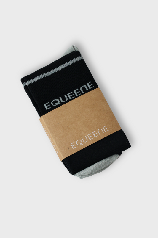 EQUEENE Performance Riding Socks - Black