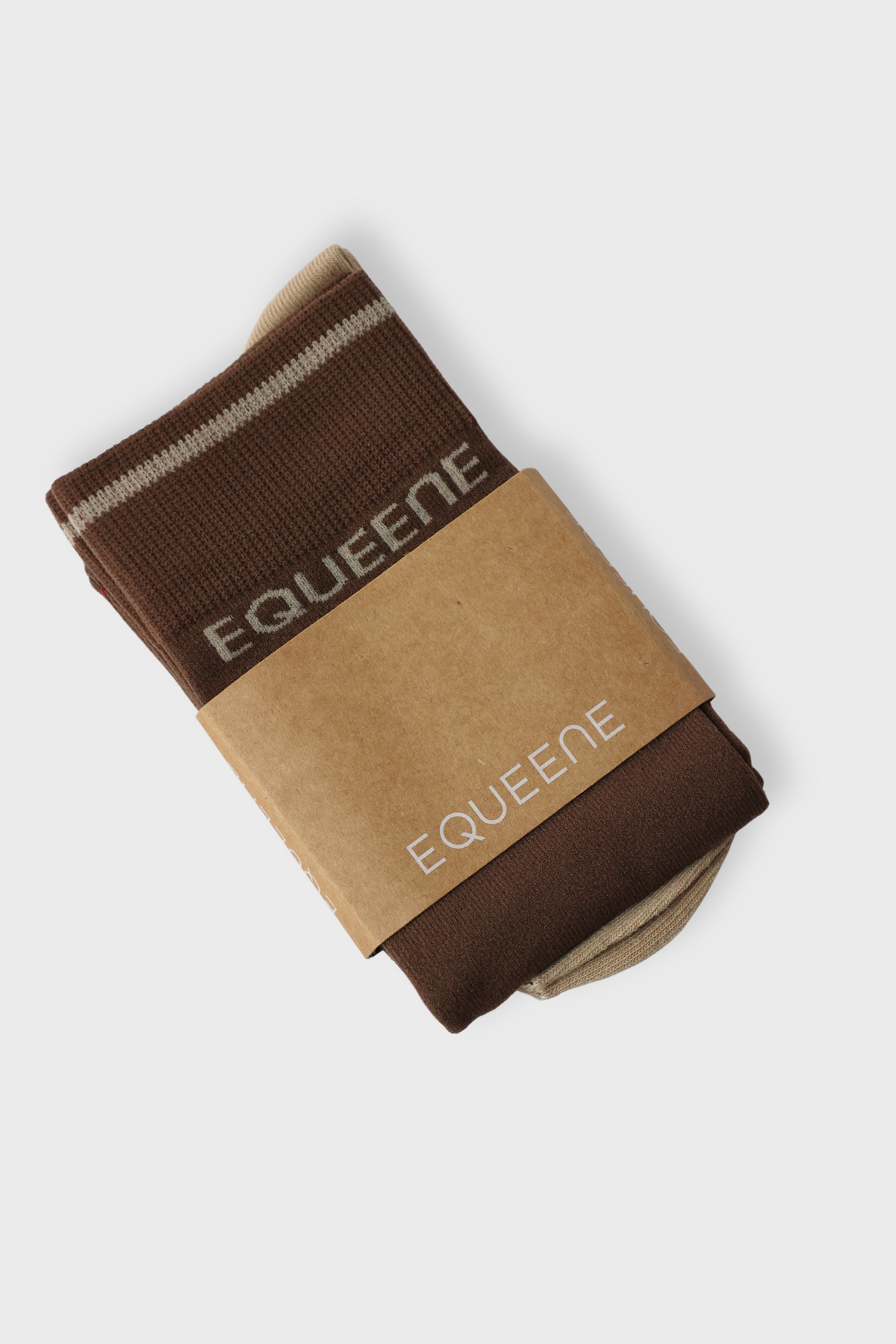 EQUEENE Performance Riding Socks - Brown