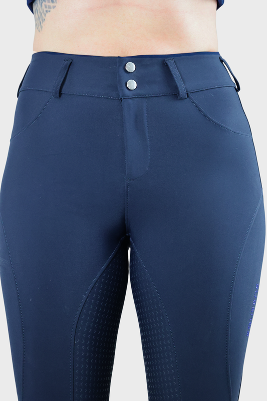 Classic Full Seat Riding Breeches - Navy