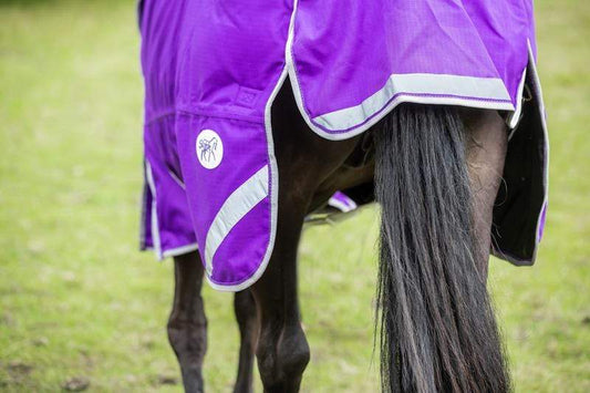 Swish 50g Detachable Neck Turnout Rug - Purple