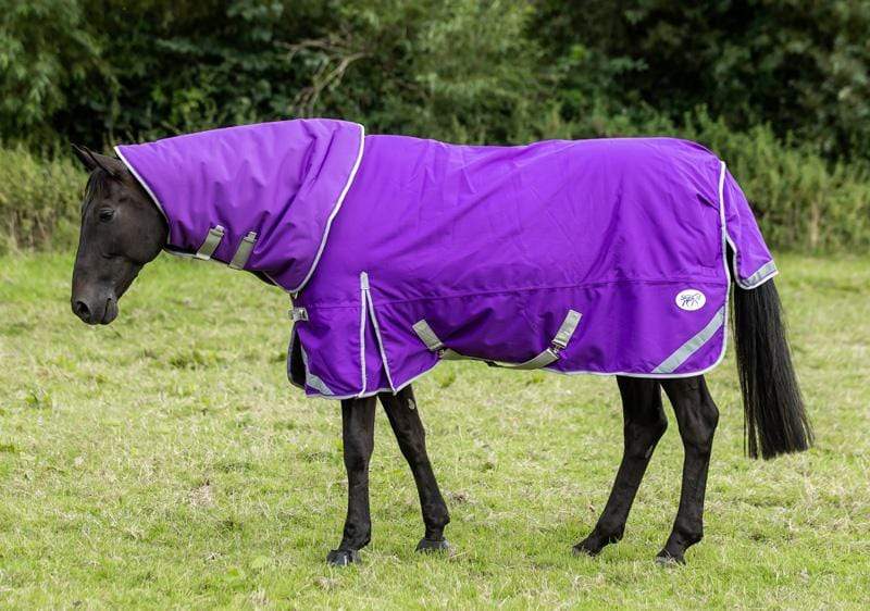 Swish 50g Detachable Neck Turnout Rug - Purple