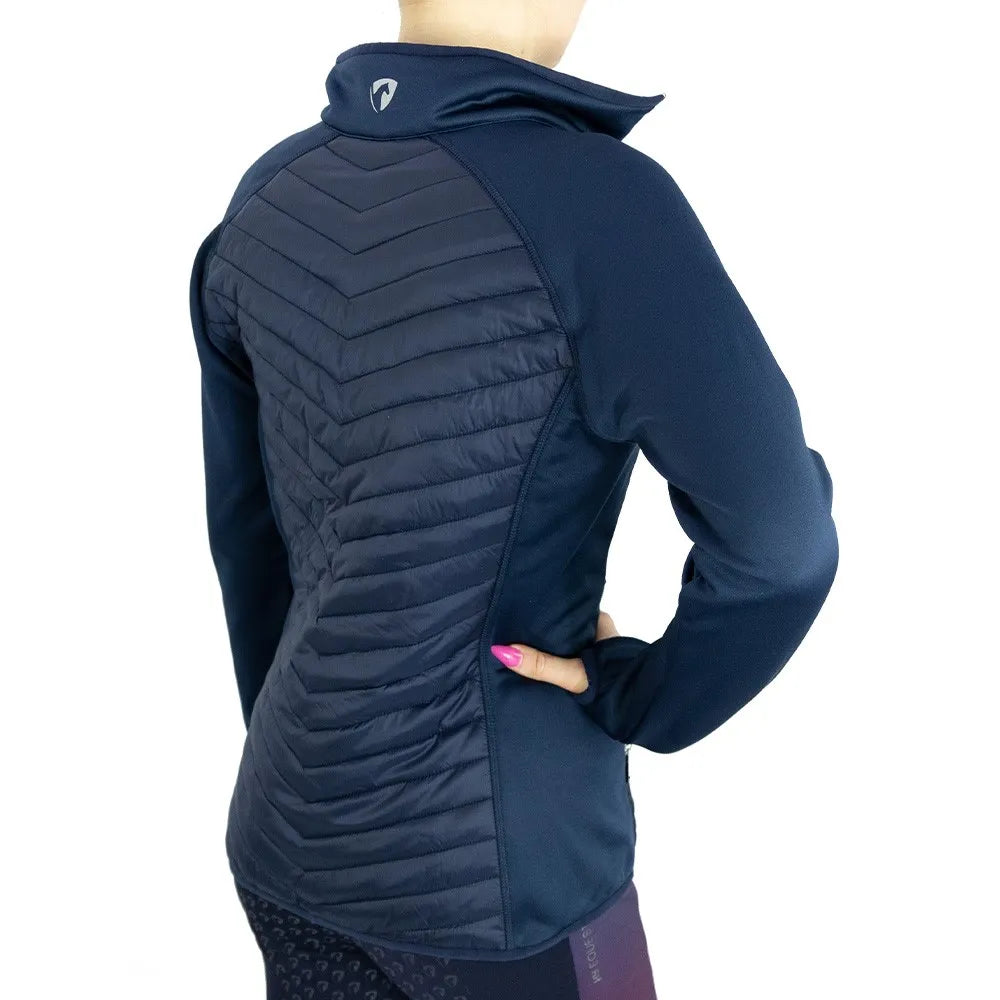 Hy Equestrian Synergy Elevate Sync Lightweight Jacket- Navy/ Fig