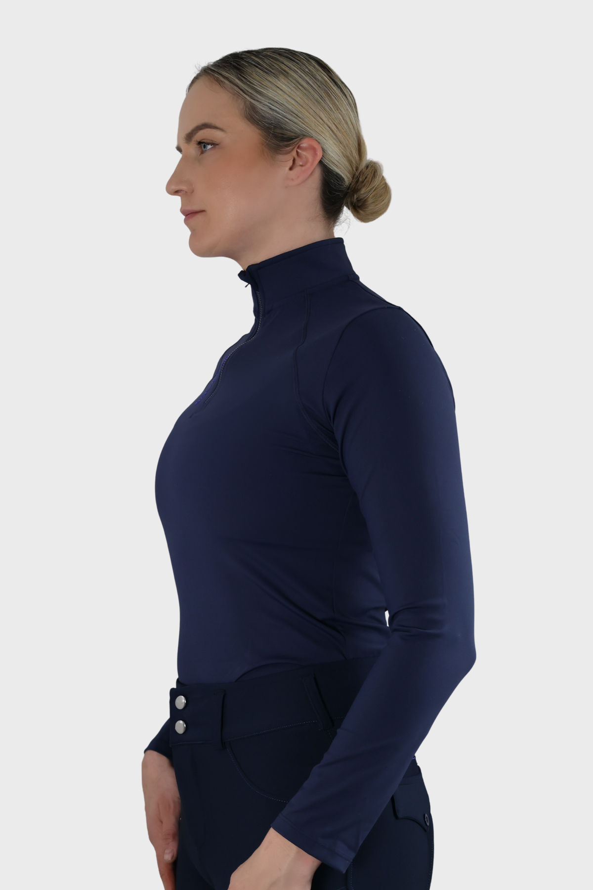 EQUEENE Classic Riding Baselayer - Navy