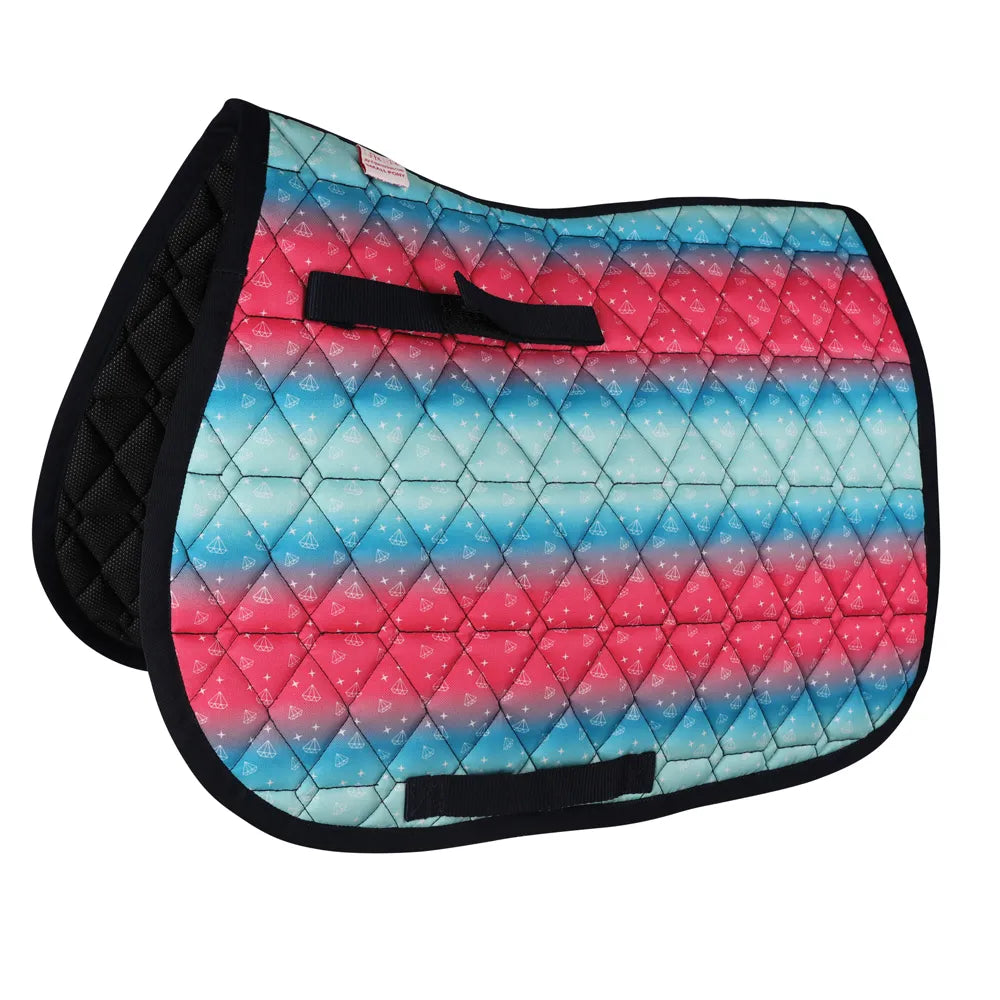 Saddle Pad & Ear Bonnet Set- Dazzling Diamond by Little Rider