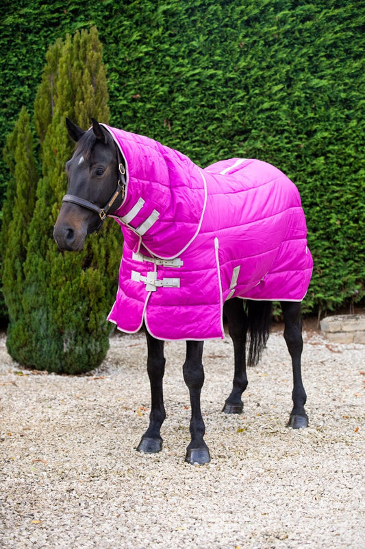 Swish 200g Stable Rug With Detachable Neck - Mulberry