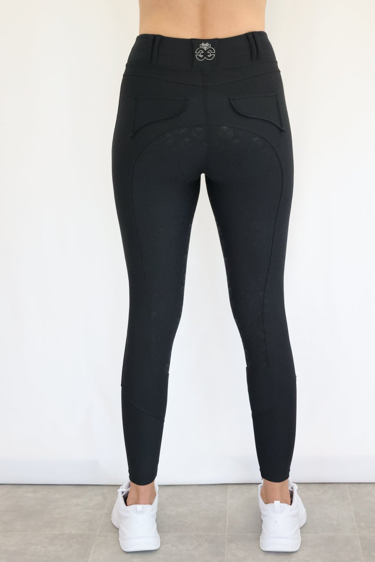 EQUEENE Performance Riding Breeches - Black