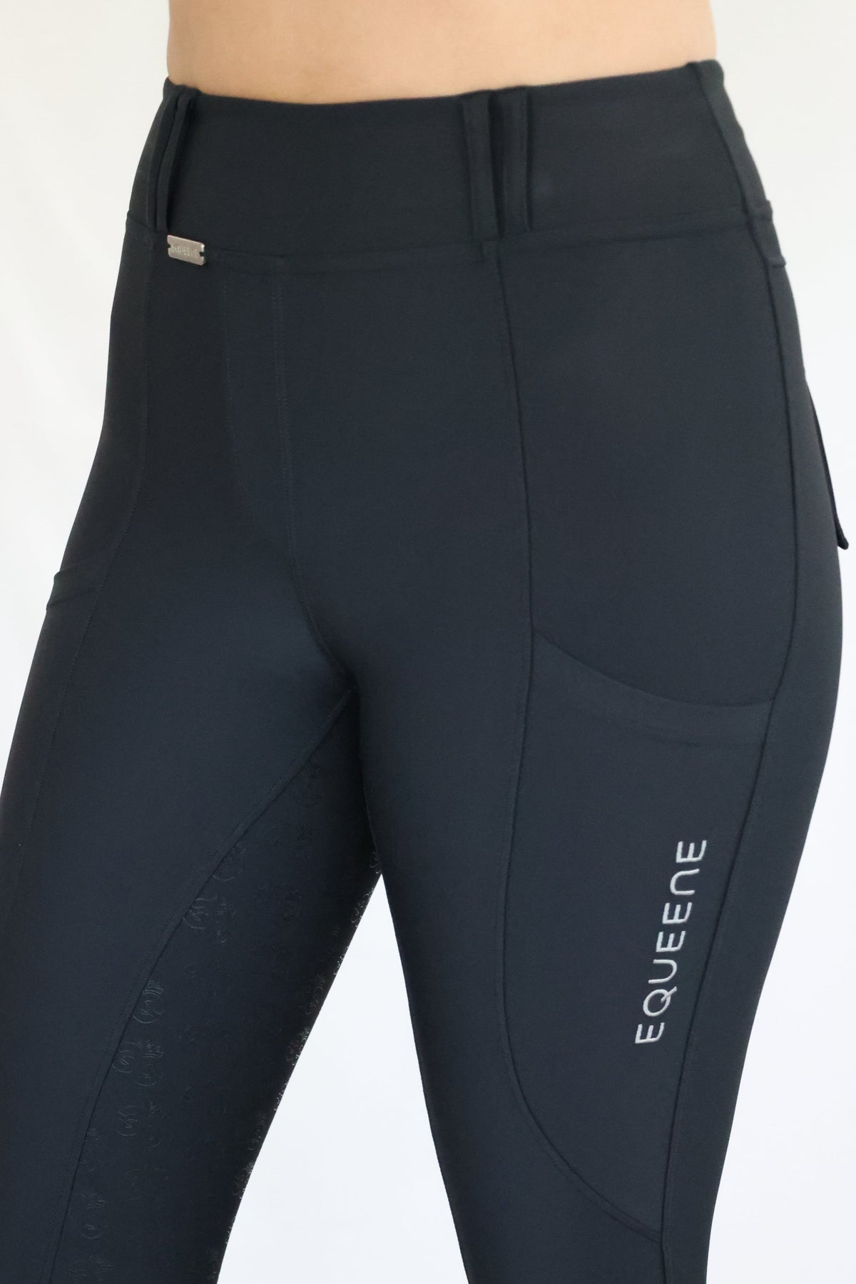 EQUEENE Performance Riding Breeches - Black