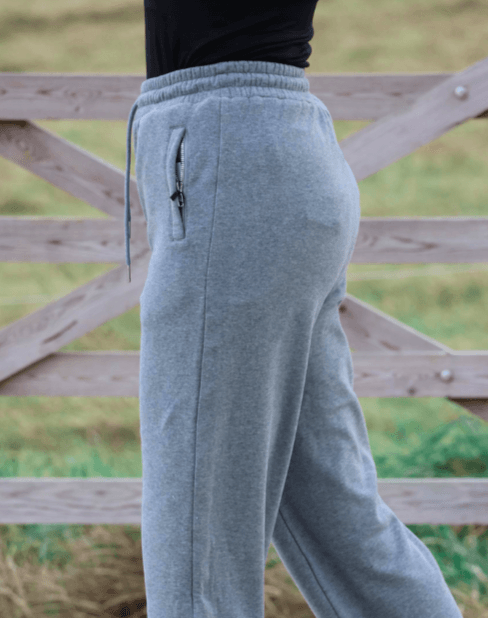 EQUEENE Lola Polar Sweatpants - Charcoal
