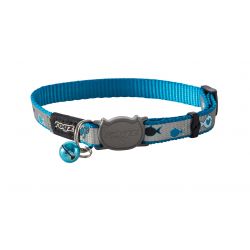 Rogz Reflecto Catz Blue Fish Cat Collar 20-31 cm