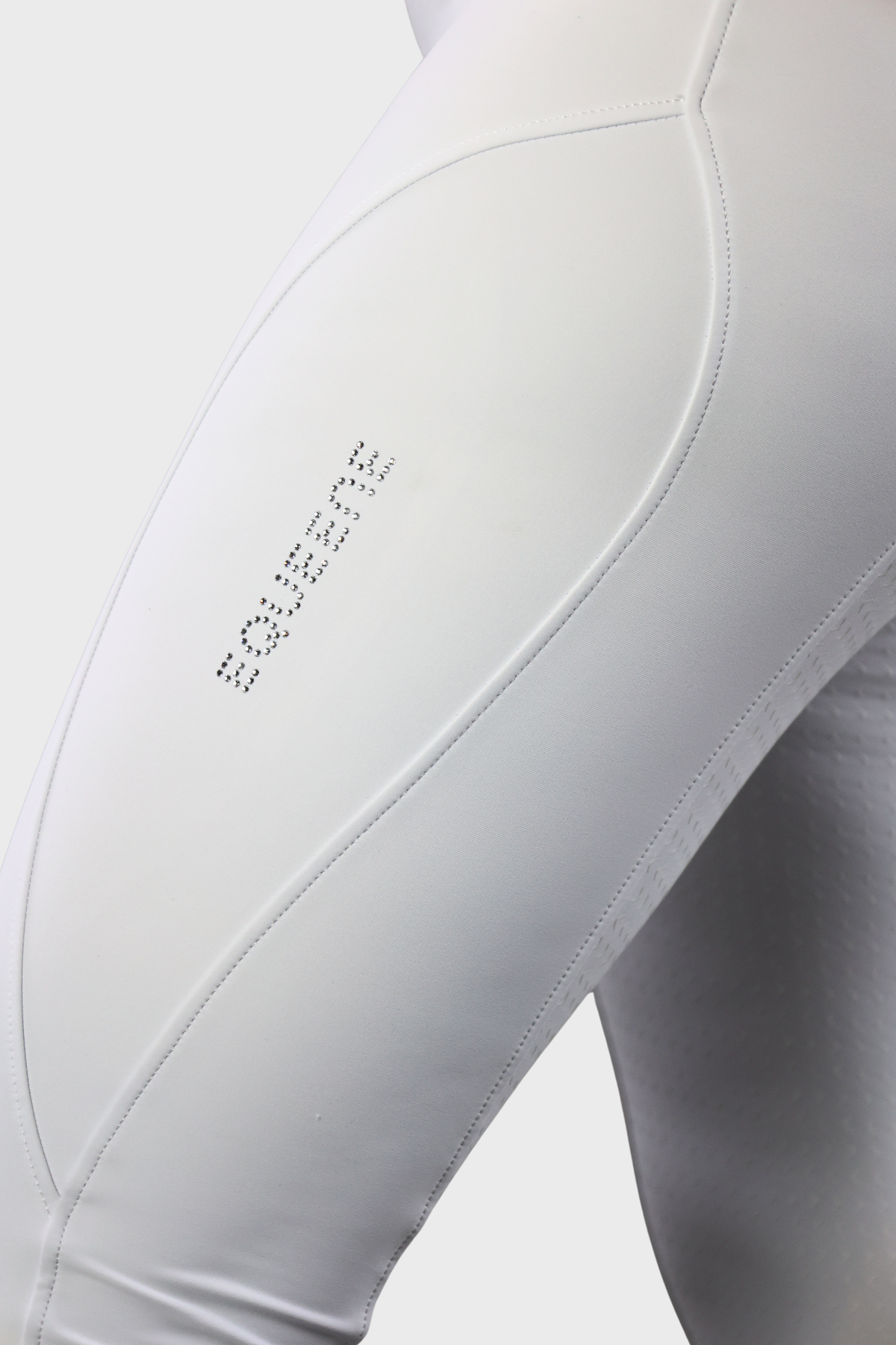 EQUEENE Classic Full Seat Riding Breeches - White