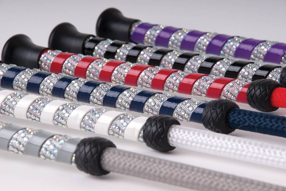 Harlequin Crystal Riding Crop