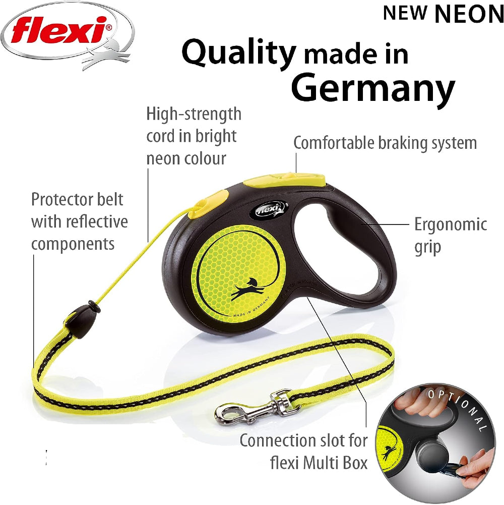 Flexi-Lead Neon Dog Lead XS 3 Metre
