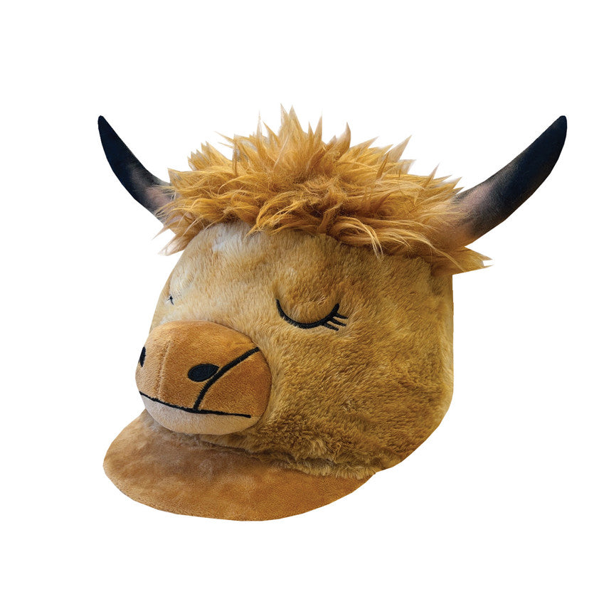 Equetech Childs Heather Highland Cow Hat Silk