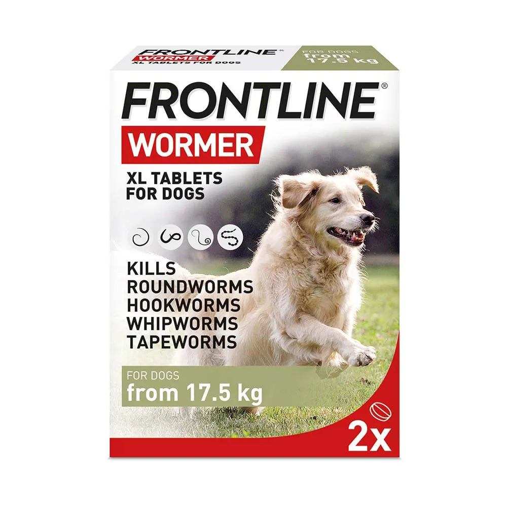 Frontline Worming Tablets for Dogs- 2x Tablets
