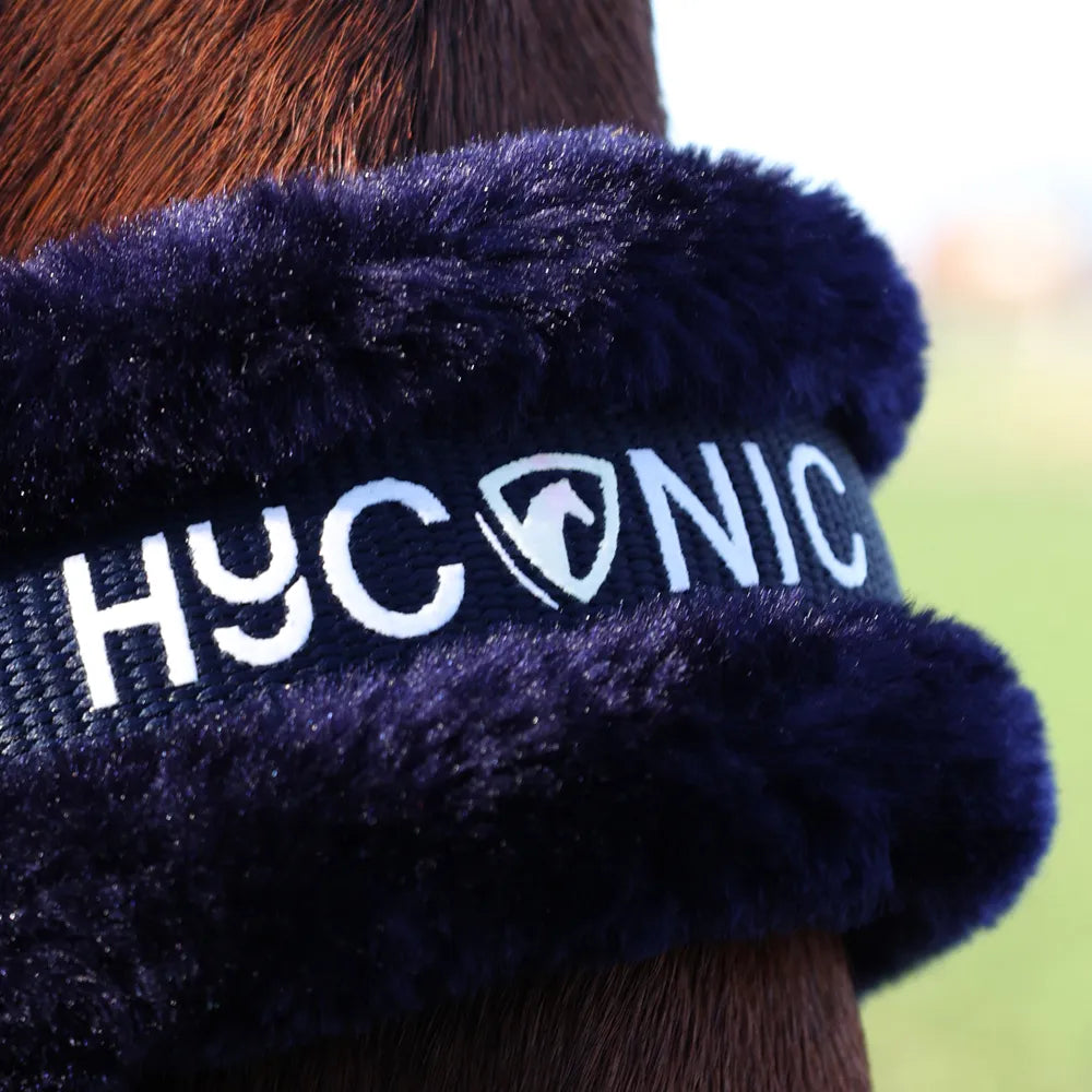 HyConic Faux Fur Head Collar and Lead Rope Set
