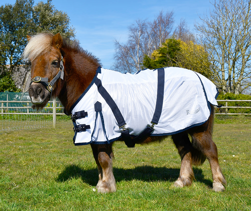 Rhinegold Mini Fly Rug-Includes Detachable Neck Cover (3'6" to 4'3")