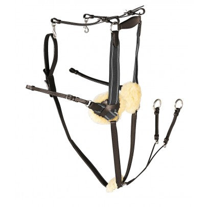 Leather 5-Point Breastplate- Full Size