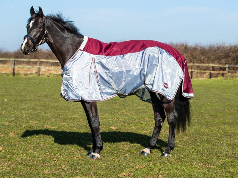Swish Fly Turnout Combination Rug -burgundy
