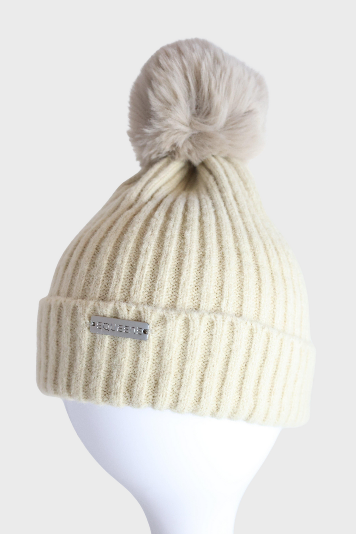EQUEENE Beanie Hat - Stone