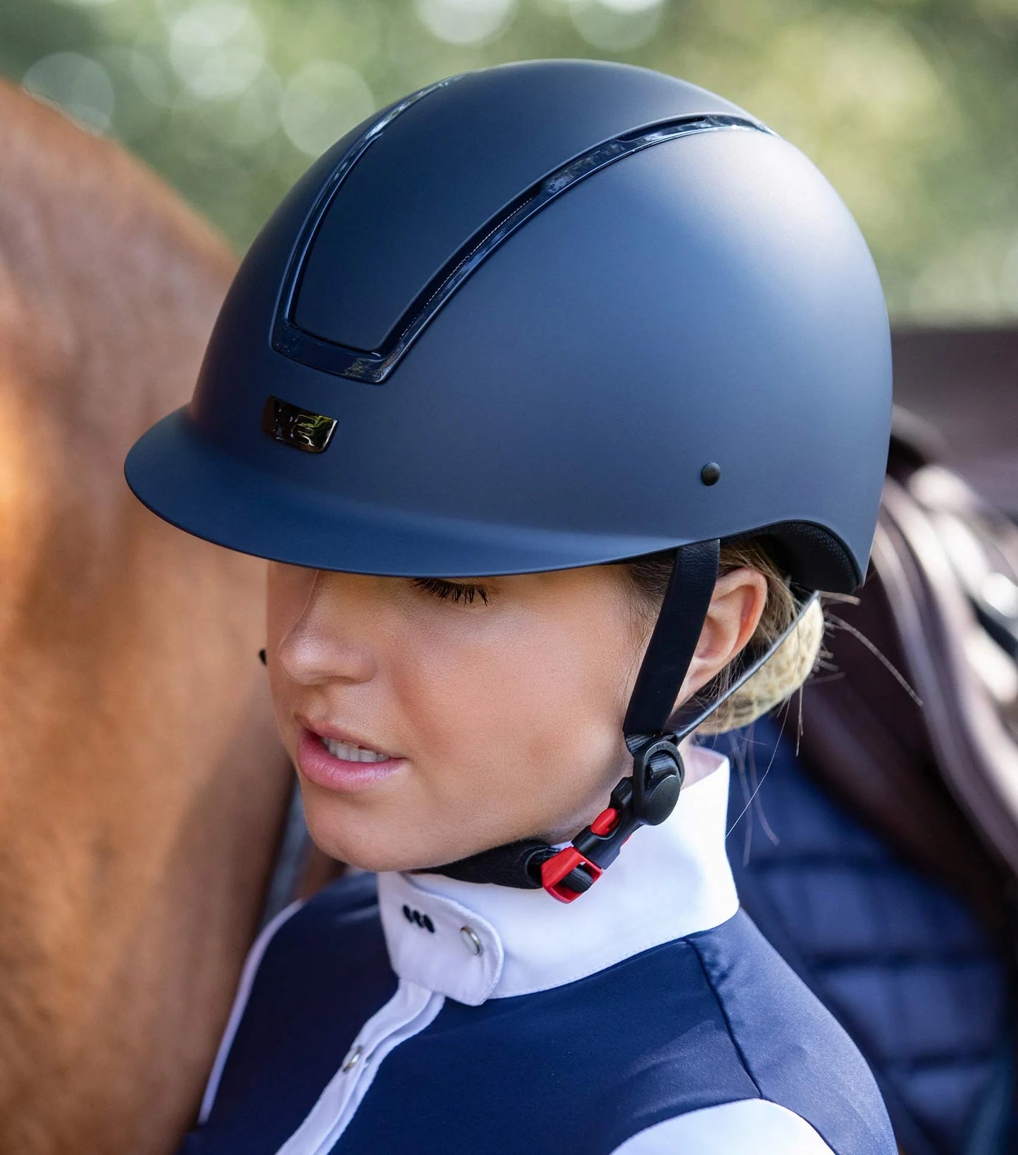 Premier Equine Endeavour Riding Helmet- Navy