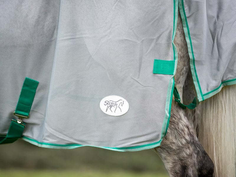 Swish Mesh Fly Rug - Grey/Green