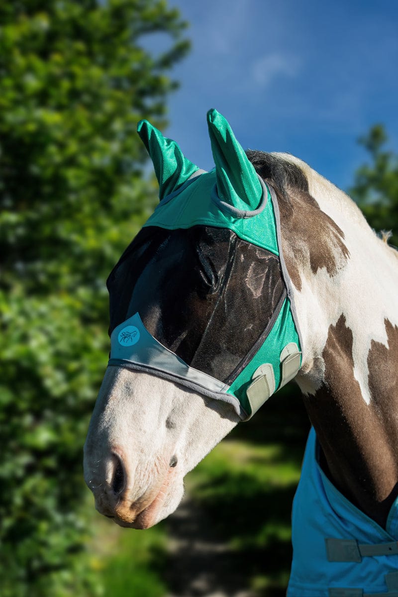 Swish Horse Fly Mask - Green