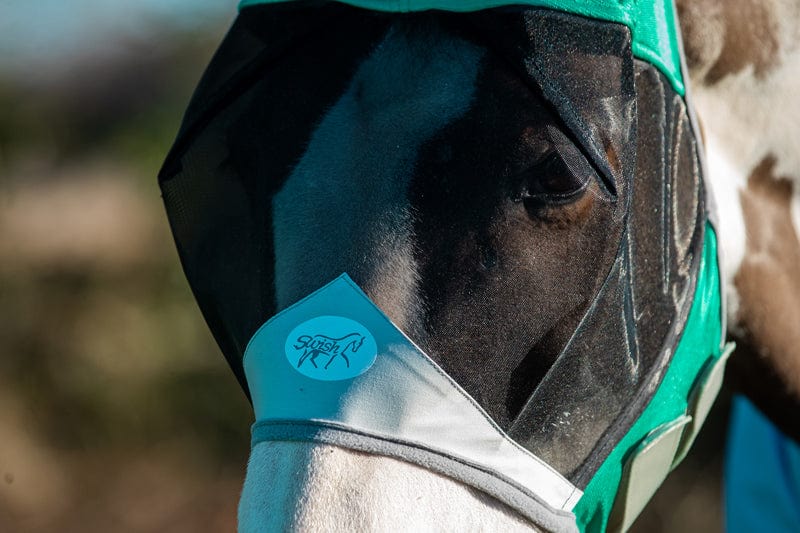 Swish Horse Fly Mask - Green