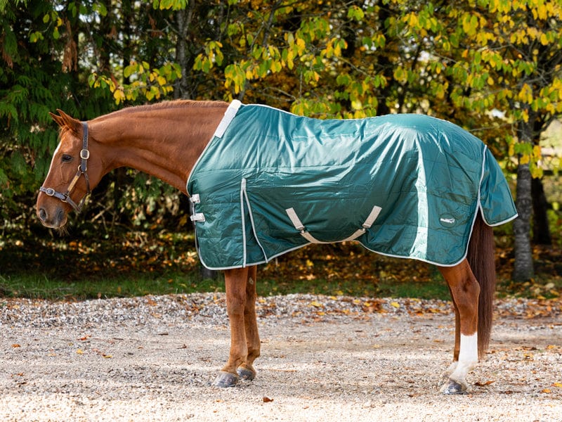 Swish 100g Stable Rug With Detachable Neck - Hunter Green