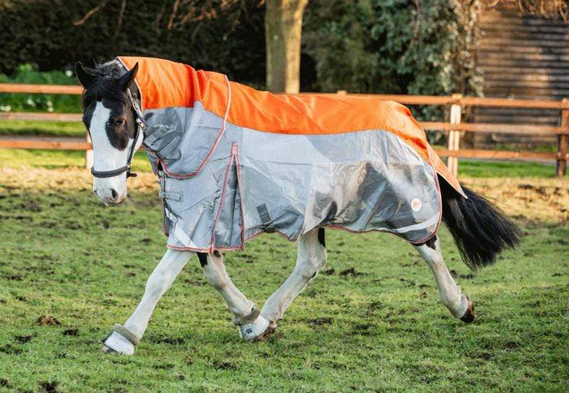 Swish Fly Turnout Combination Rug - Orange