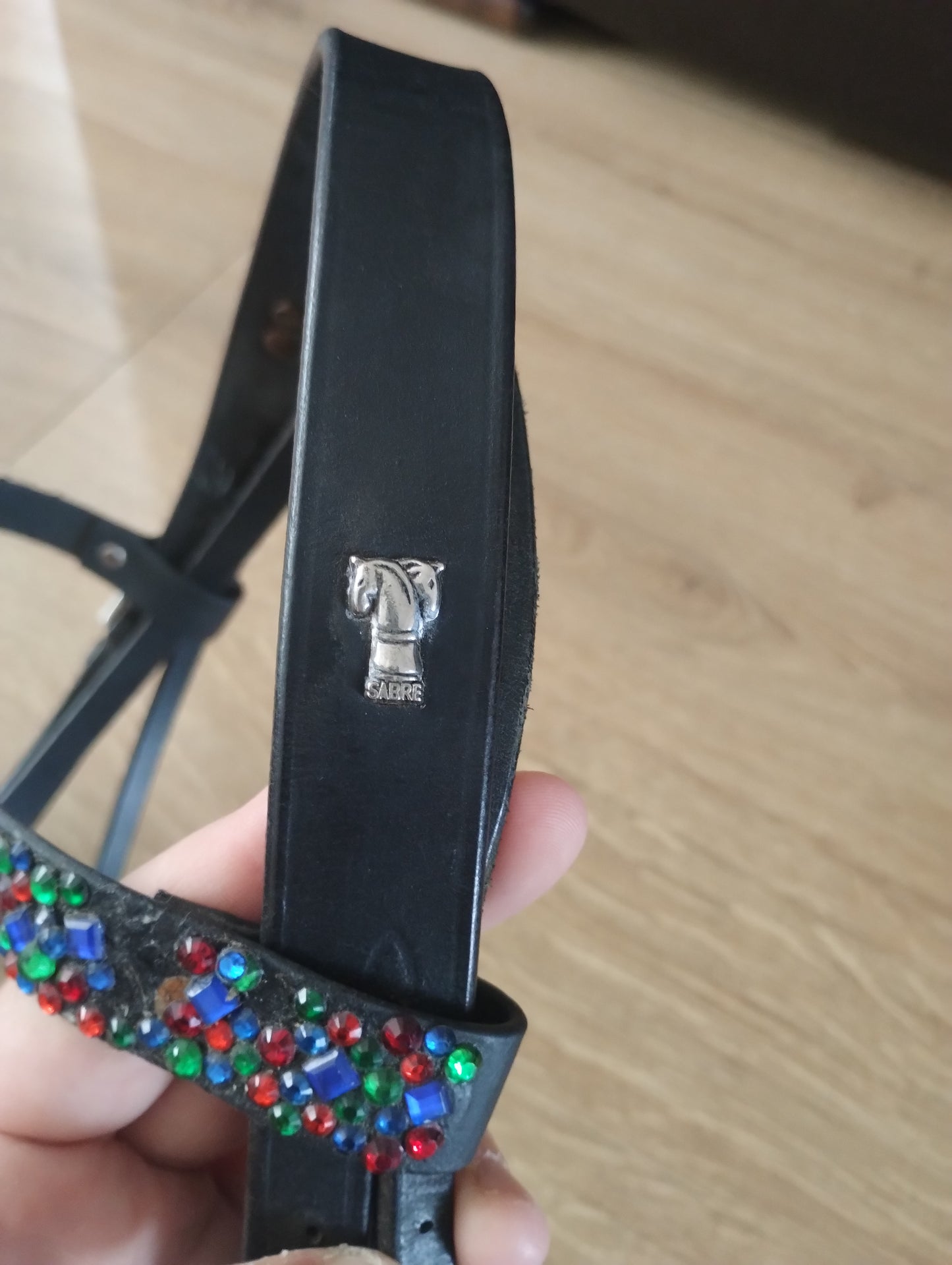 Pony Black Leather Sabre Bridle
