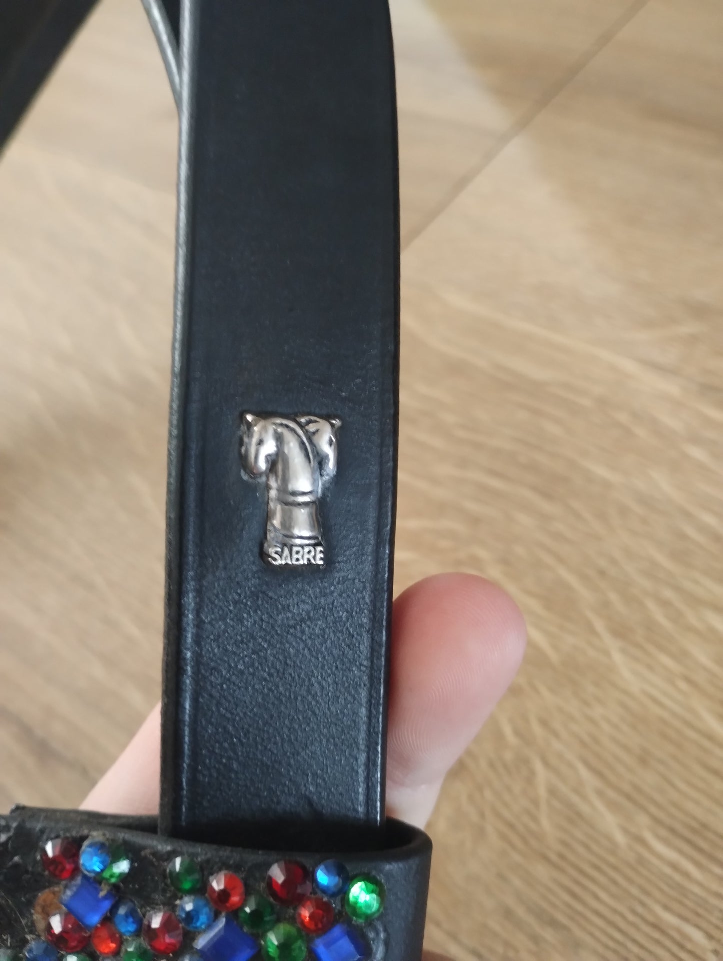 Pony Black Leather Sabre Bridle